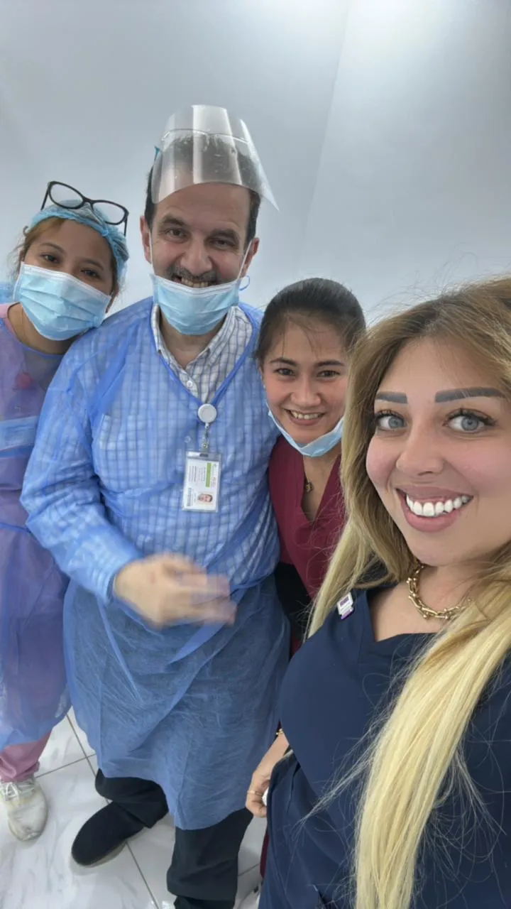 Dr. Nabeel with his clinical team.